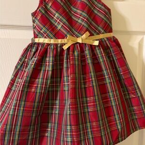 Lots of Love Dress by Speechless Multicolor Plaid Dress - Gold Accents at Waist